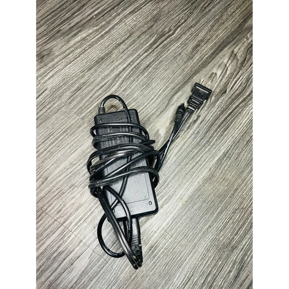 Dajing AC DC Power Adapter Supply Cord Black Barrel Connector 2-Prong Plug